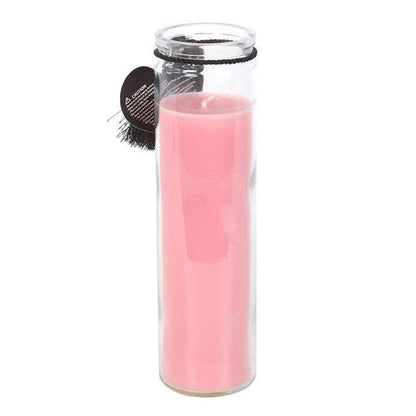 Love Potion glass tube candle, passion fruit scent