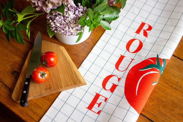 Strofinaccio rosso pomodoro