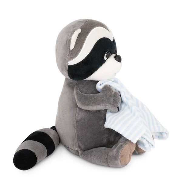 Peluche Denny il procione con asciugamano, 20 cm