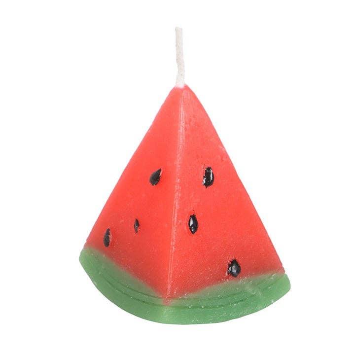 Set of 3 watermelon-shaped candles