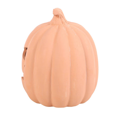Decoración de calabaza de terracota de 15 cm para Halloween