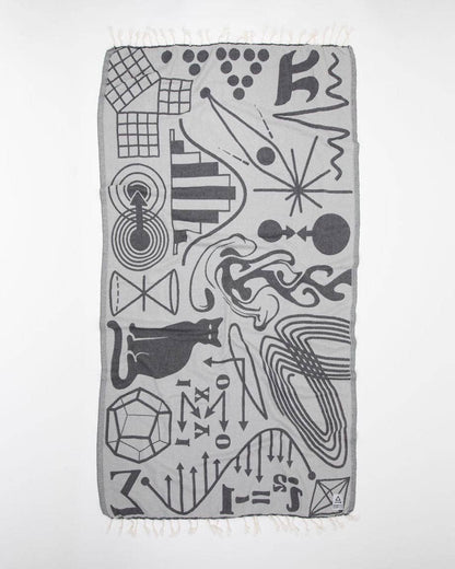 Serviette Turque – "Équations Qui Ont Changé le Monde" – produit scientifique Cognitive Surplus EU, vue 2