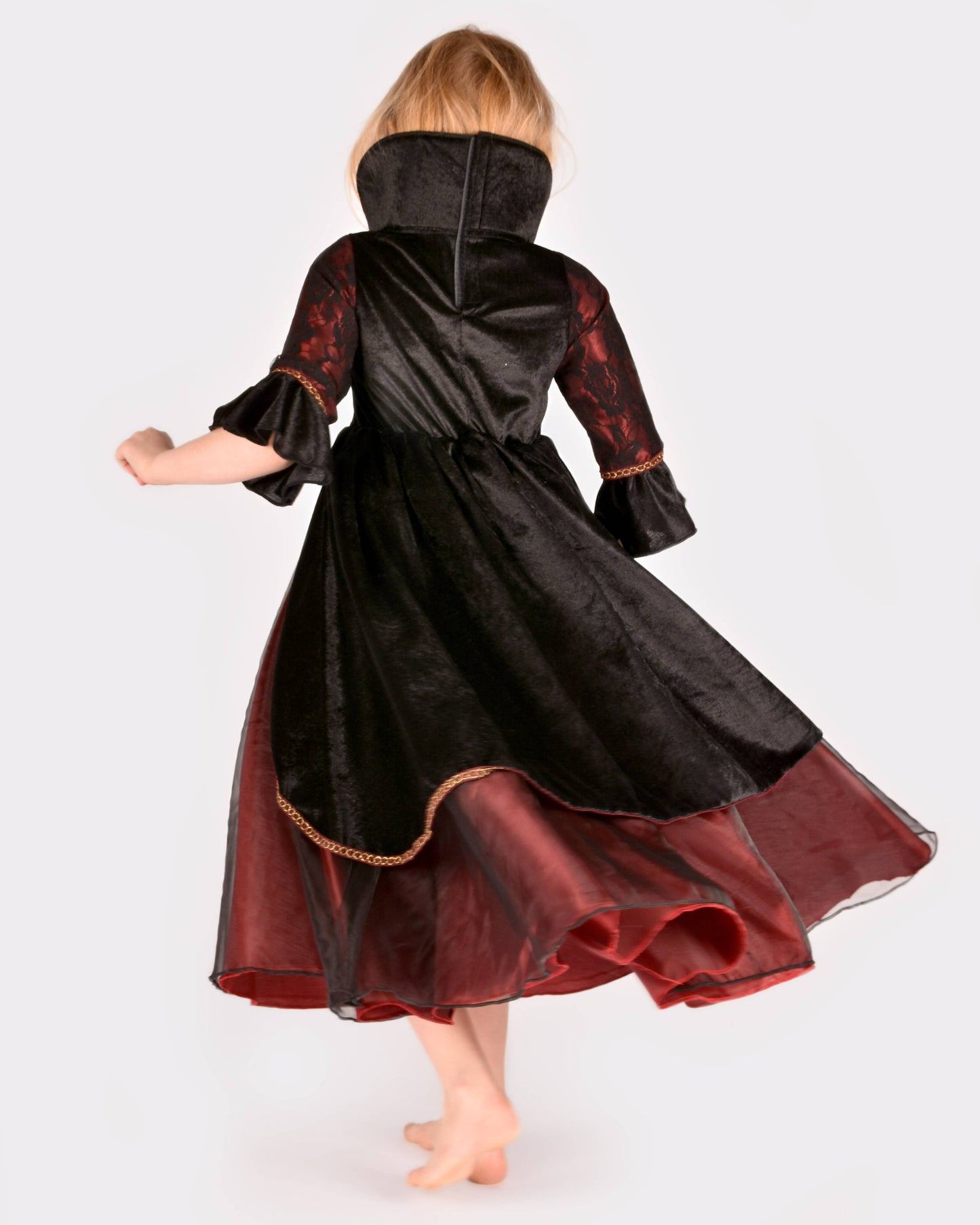 Robe Reine Vampire Deluxe 110-116 cm 4-6 ans