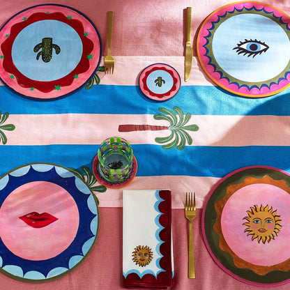 Posavasos de corcho Electric Coast Icons - Juego de 4