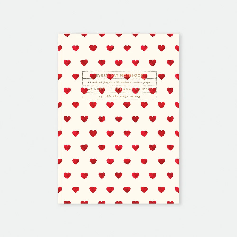 New Hearts - Notebook A5