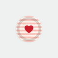 Pink Stripes – Coaster