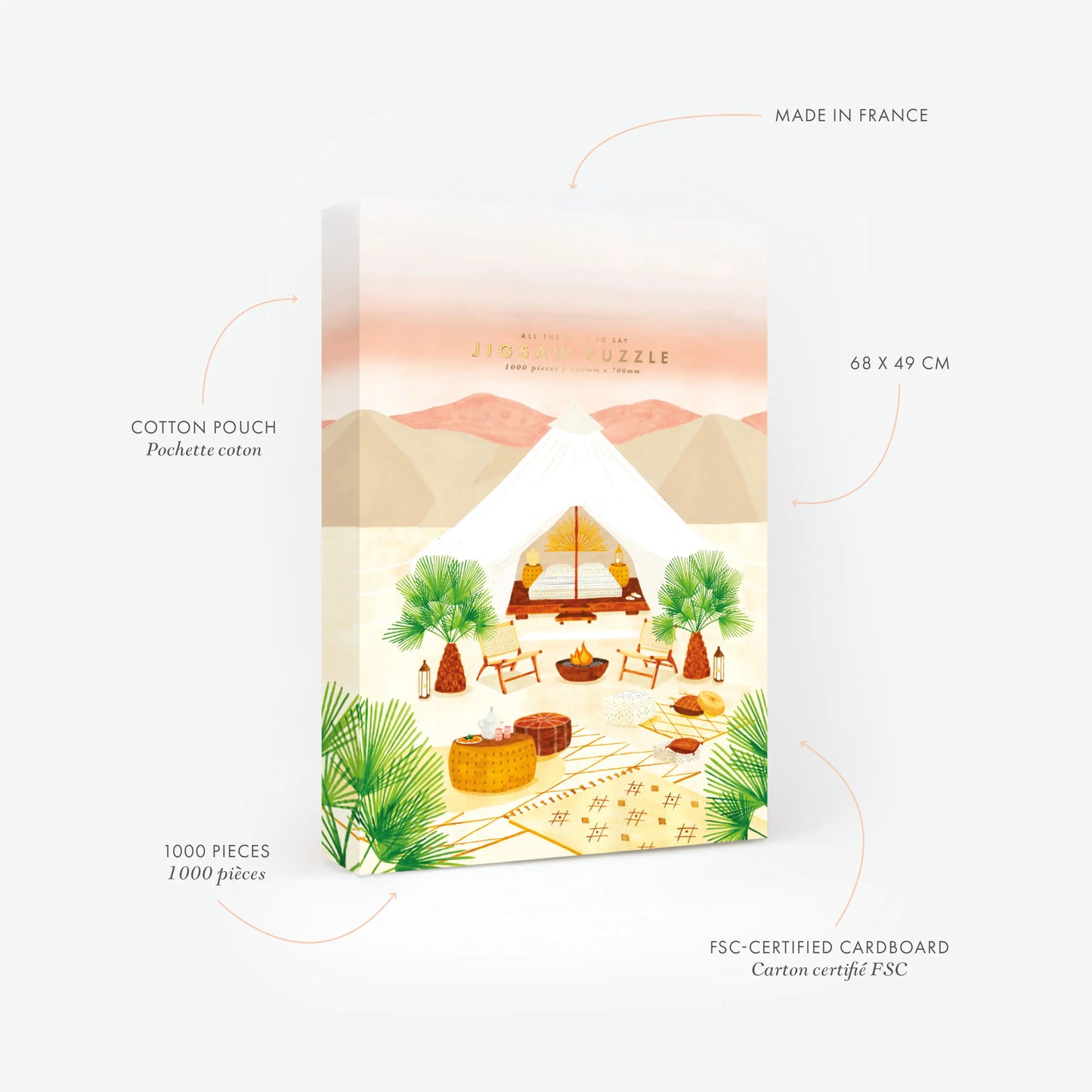 Glamping - Puzzle 1000 pièces
