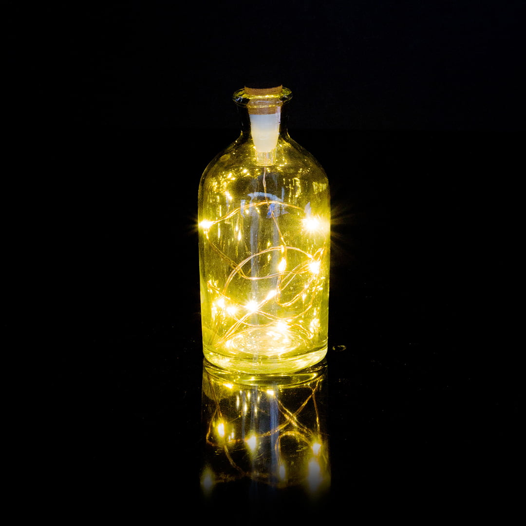 Guirlande lumineuse LED bouteille à piles