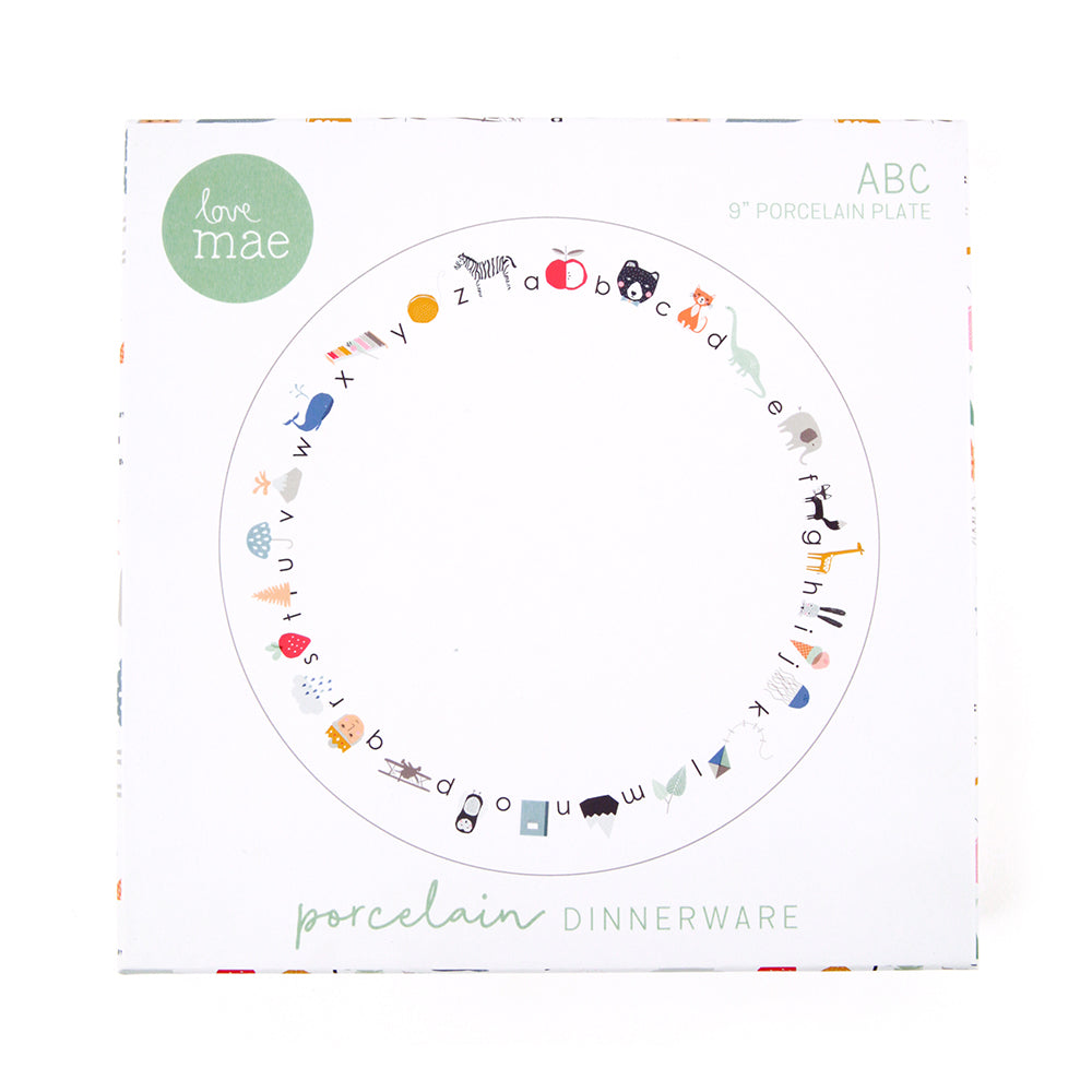Assiette en Porcelaine Alphabet avec Ventouse – vue produit 5