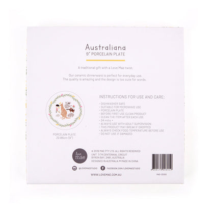 Assiette en Porcelaine Australiana avec Ventouse – vue produit 6