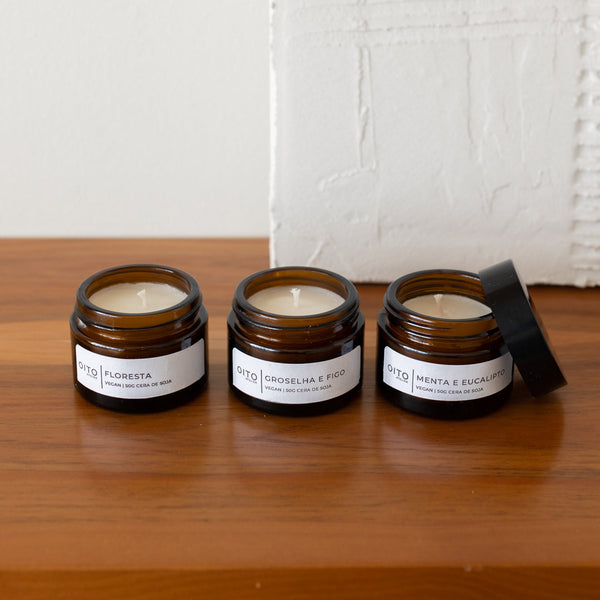 Coffret de 3 bougies parfumées – Oito.Atelier