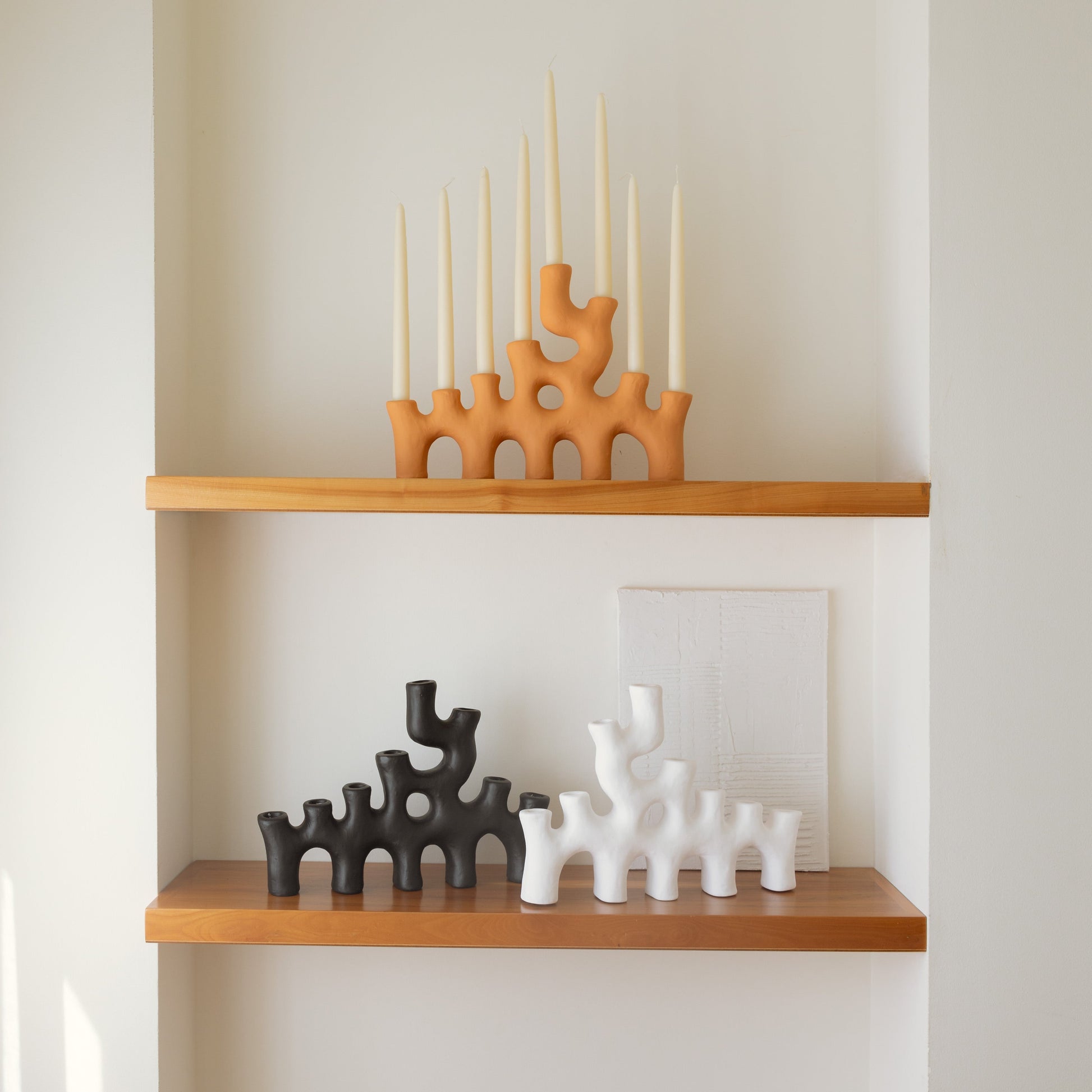 Chandelier en céramique – Oito.Atelier – vue 2