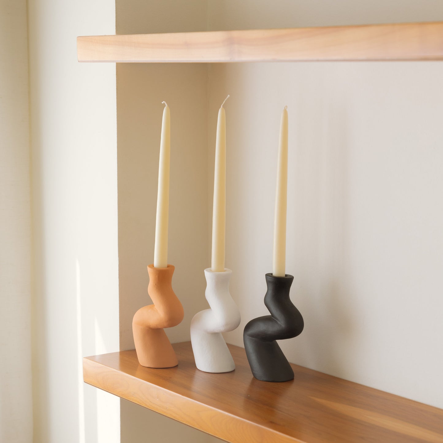 Bougeoir en céramique – Oito.Atelier – vue 2