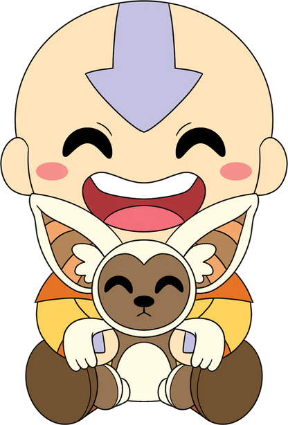 aang and momo sit plush youtooz