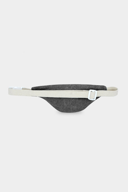 Sac banane Augustin denim gris - ANCIEN TISSU