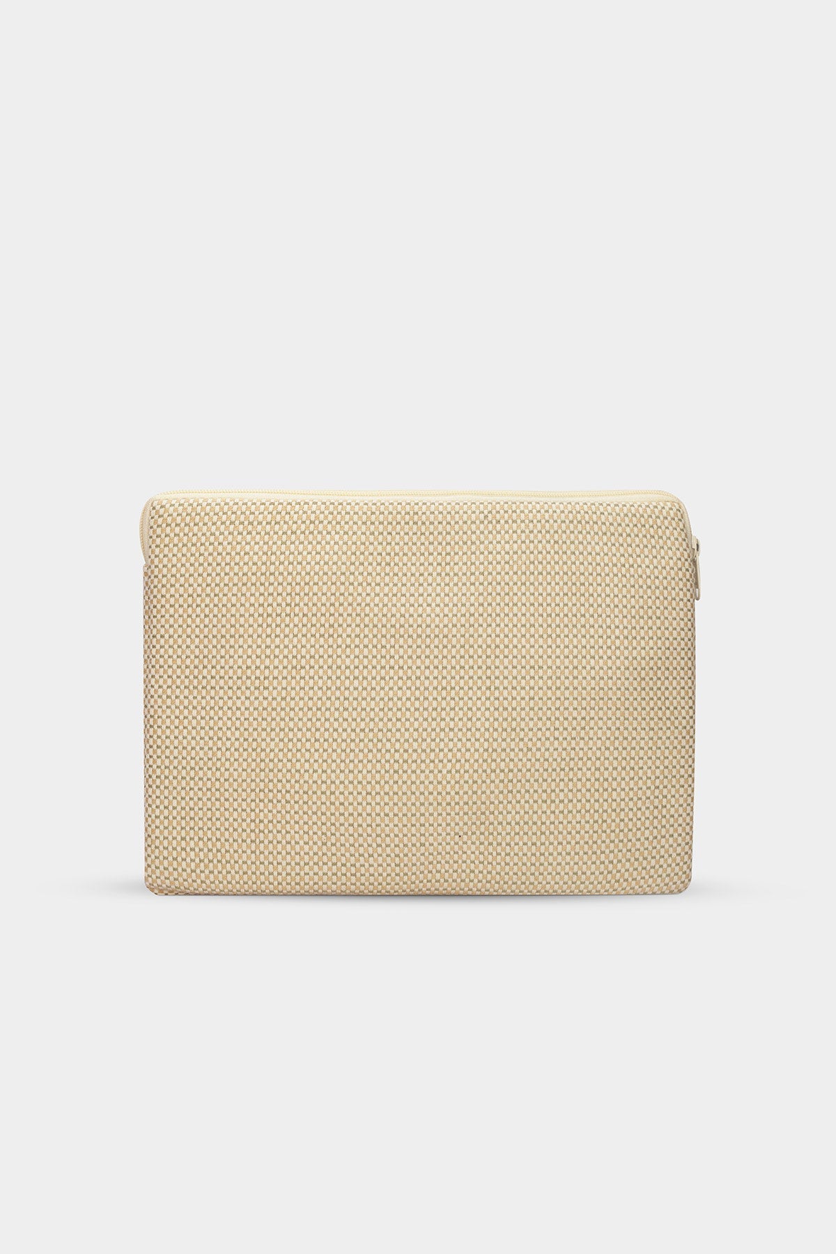 Housse d'ordinateur Ava Tressage nude