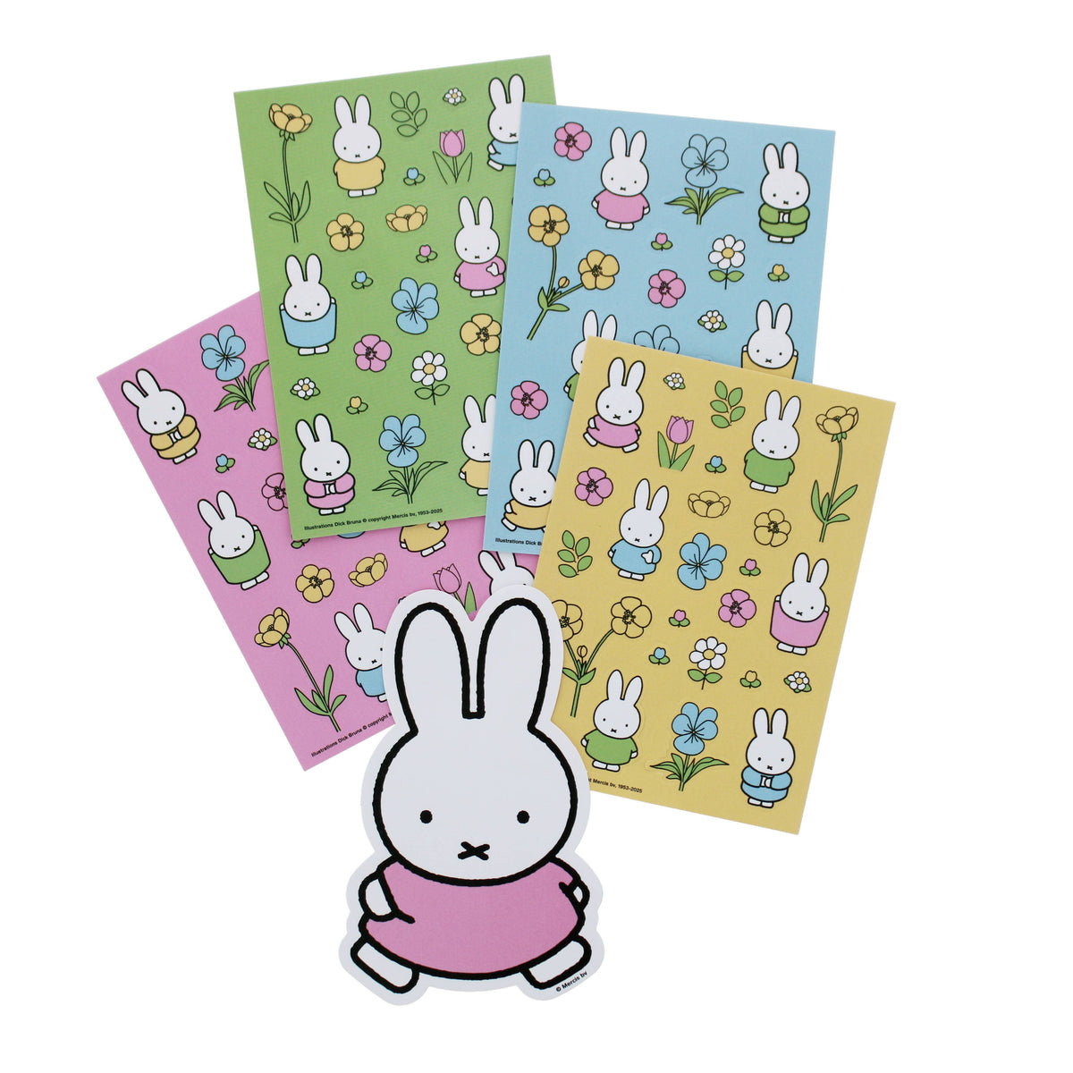 Folhas de autocolantes da Miffy Rabbit