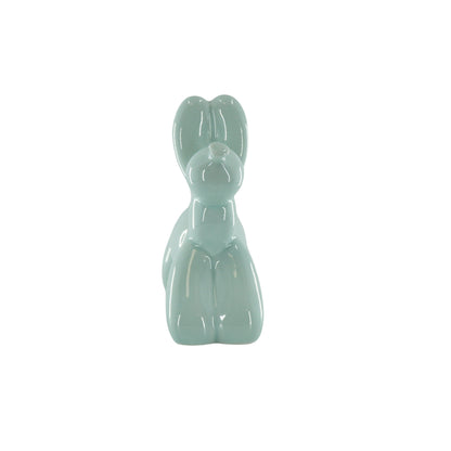 Ornament - Balloon Dog Money Box - Mint Green - 17x7x17cm