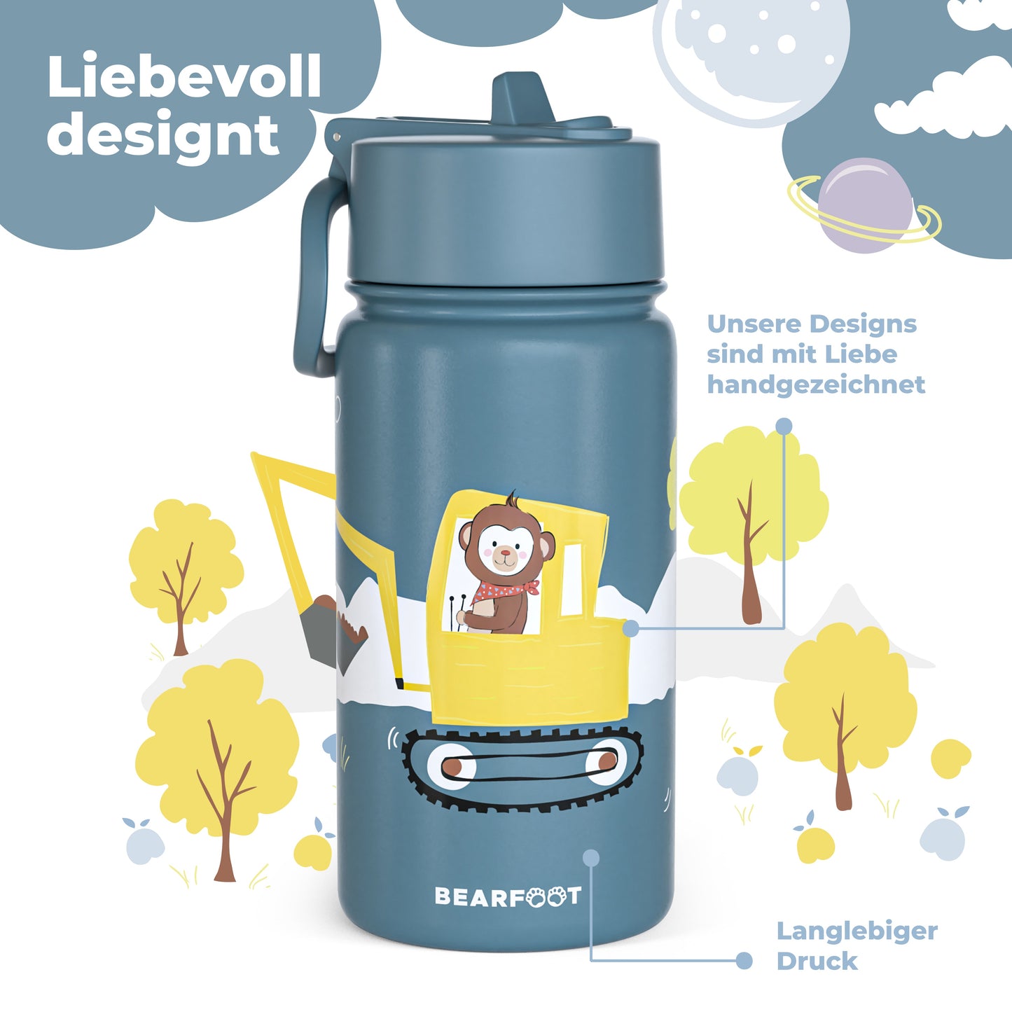 Bagger Bundle - Bento Box M & Trinkflasche 450ml & Isolierflasche 400ml