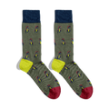 Chaussettes Dinosaures - Kaki