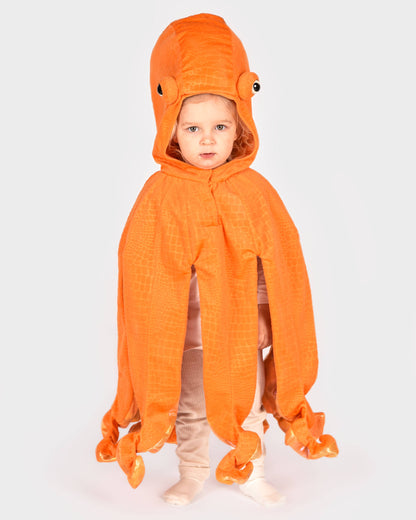 Déguisement pieuvre taille 98-104 cm pour enfants de 2 à 4 ans
