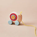 Jeu Jouet en Forme d'Escargot pour Enfants en Bois