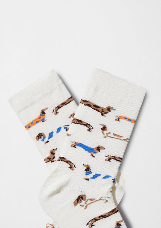 BePets OffWhite - Chaussettes en coton biologique à 100%