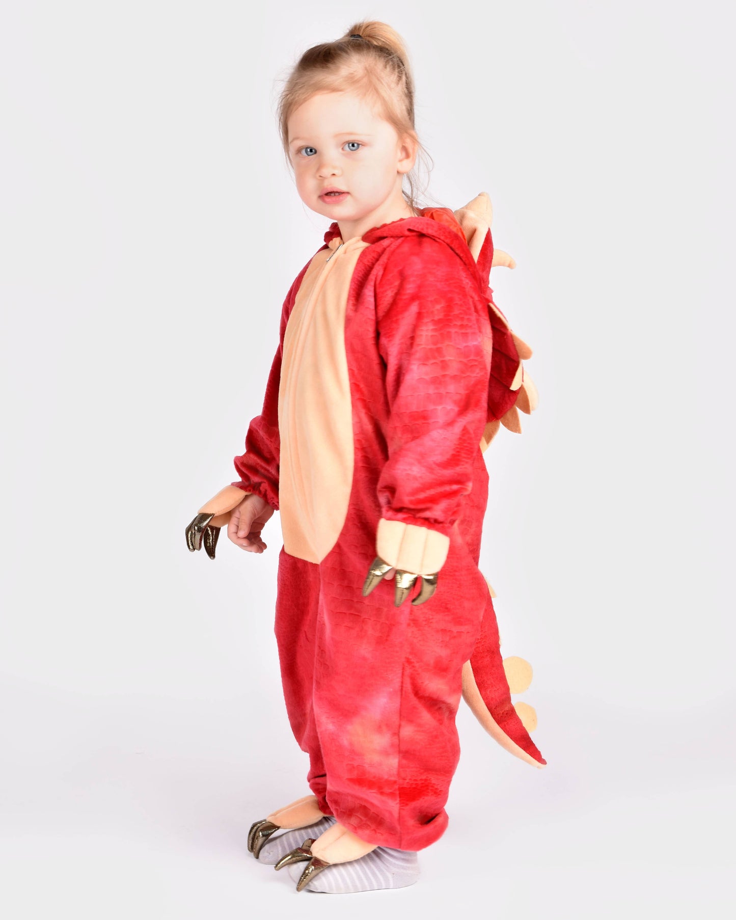 Combinaison dinosaure Tricératops pour enfants 4-6 ans (110-116 cm)