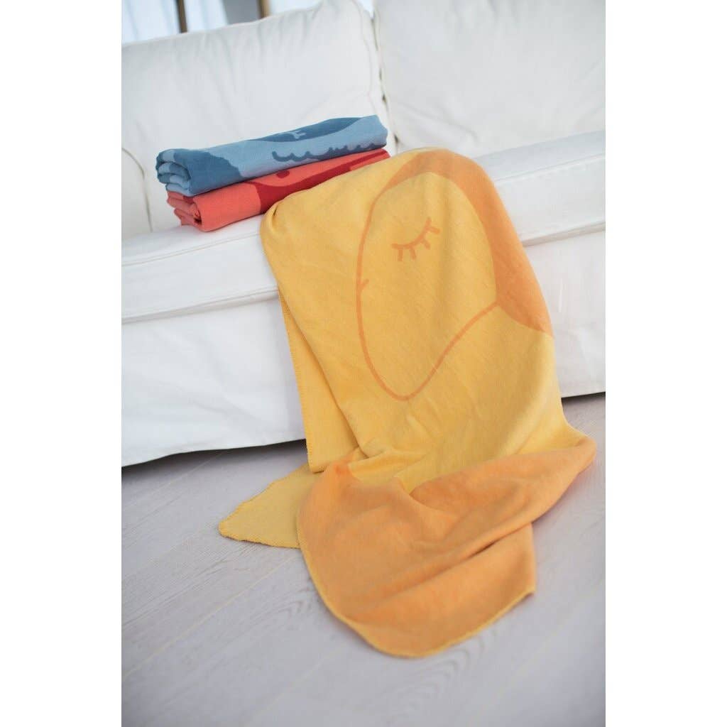 Manta de peluche de camello