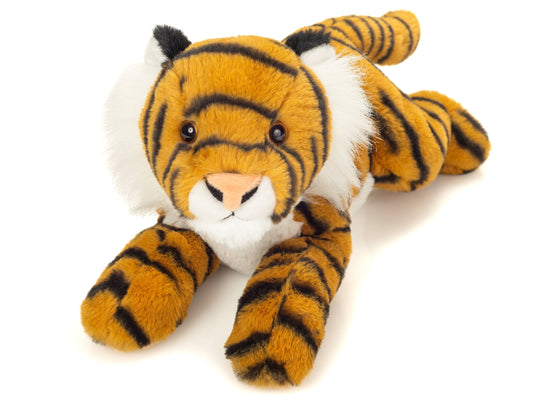 Tigre de peluche dormindo