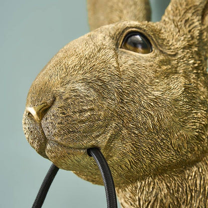 Hasi wall light, gold polyurethane resin, 22 x 19 x 46 cm