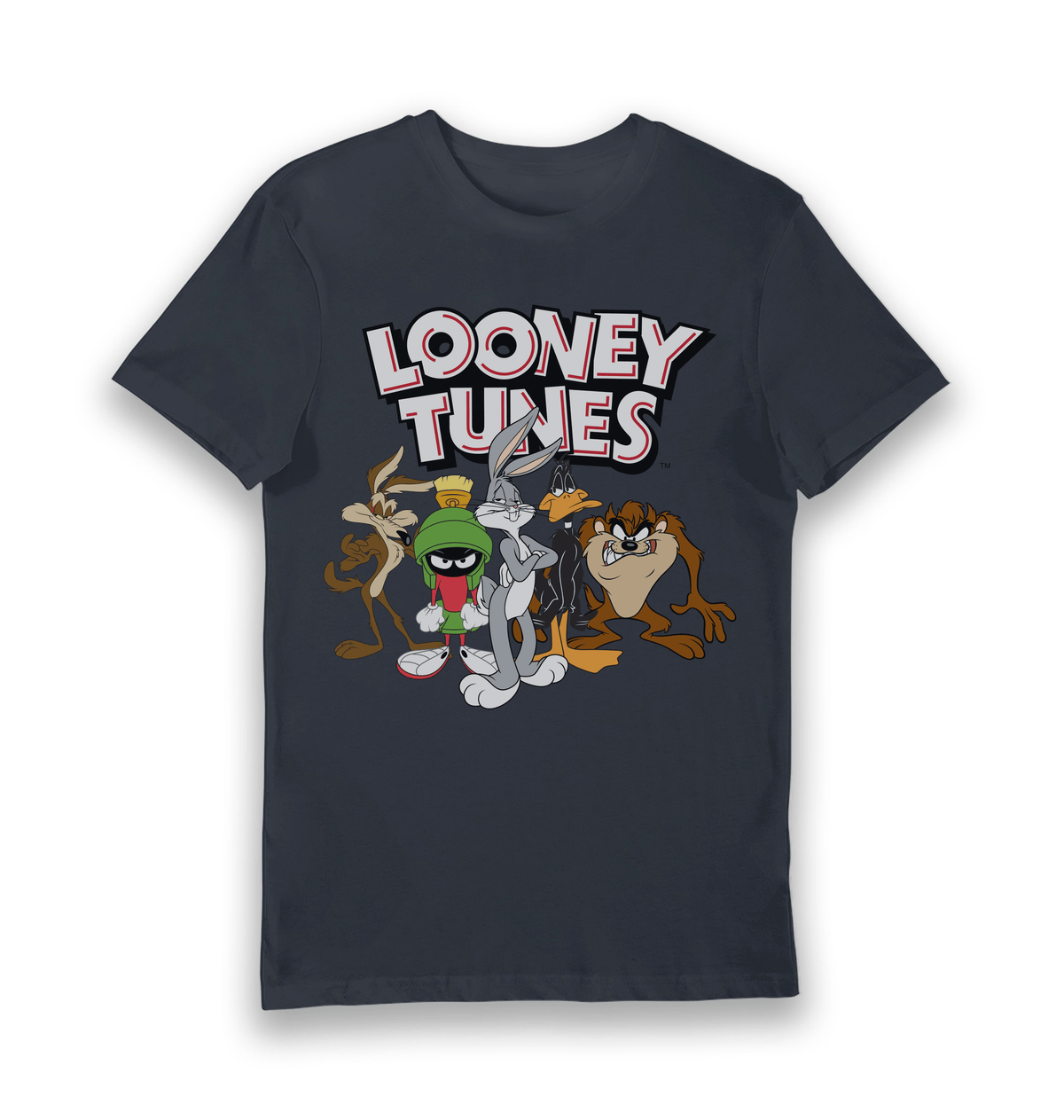 T-shirt Looney Tunes groupe avec logo