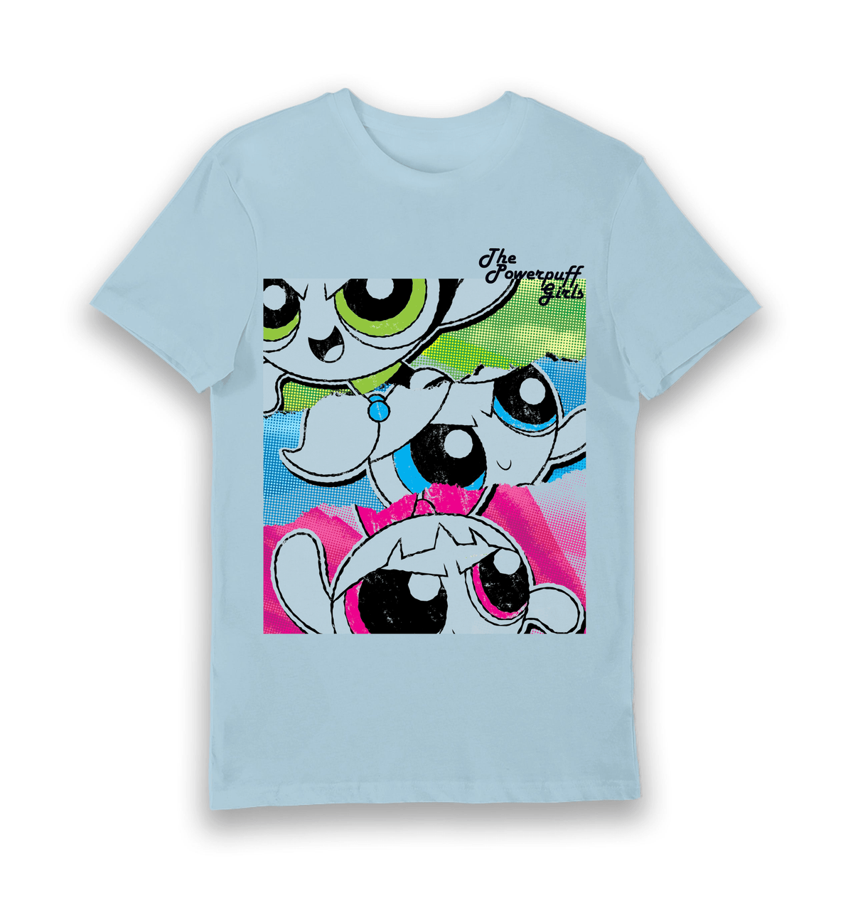 T-shirt adulte Powerpuff Girls affiche vintage