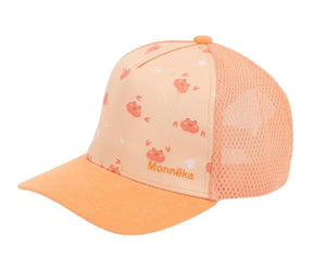 Kinderzonnekap met krabmotief