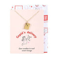 Love Letter Locket Necklace on Valentine's Day Greeting Card