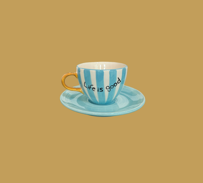 Taza "La vida es buena"