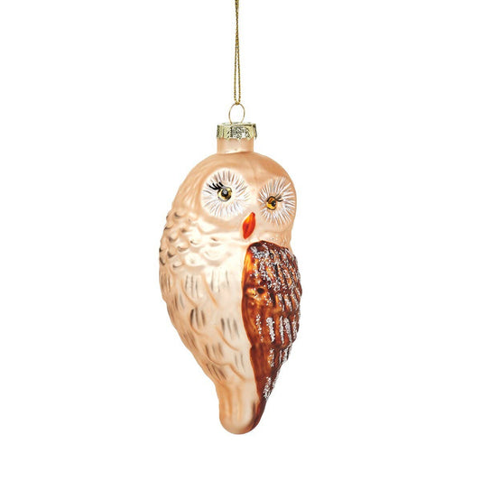 Boule de Noël Hibou des bois