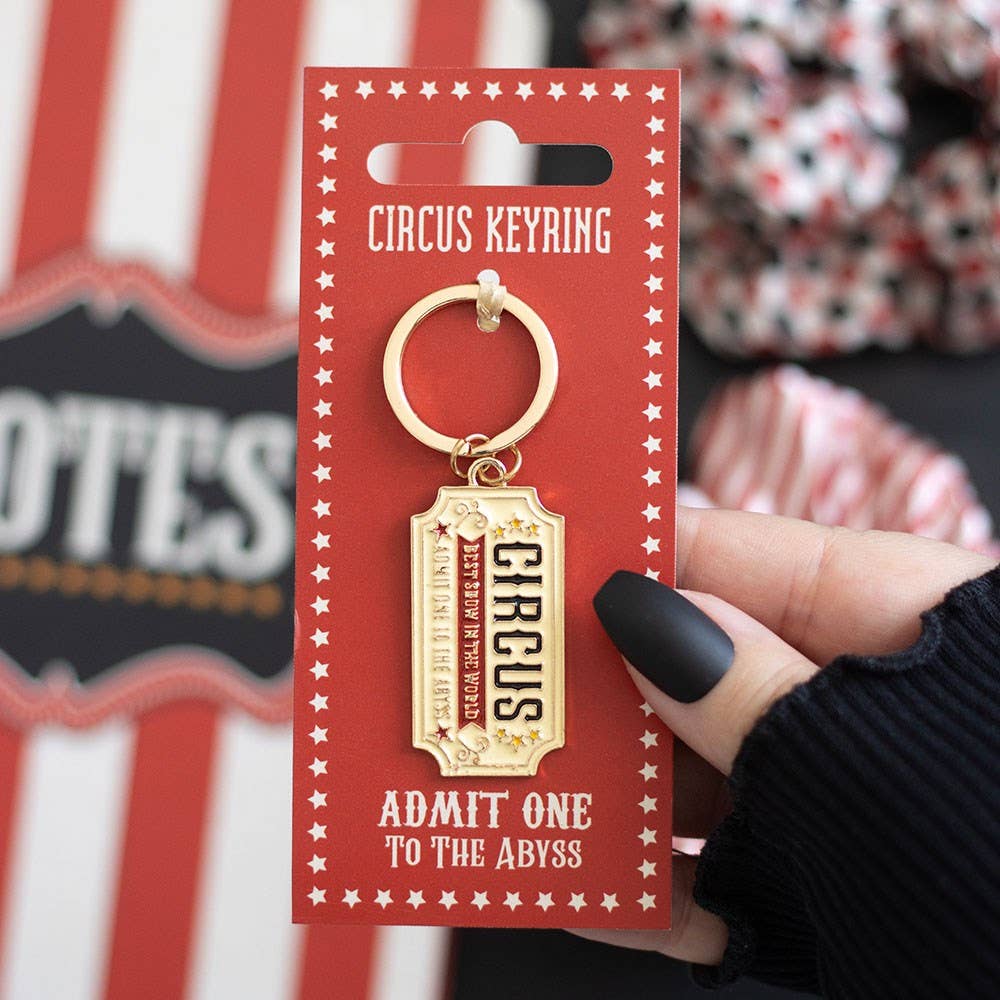 Porte-Clés Billet « Admit One to the Abyss » – Mystic Circus