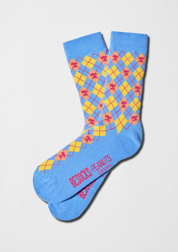 Chaussettes BeSnoopy Diamonds Bleu – Besocks