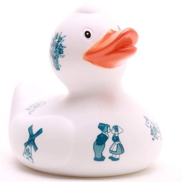 Paperella da bagno blu Delft
