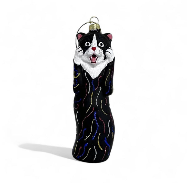 Boule de Noël Chat "Le Cri"
