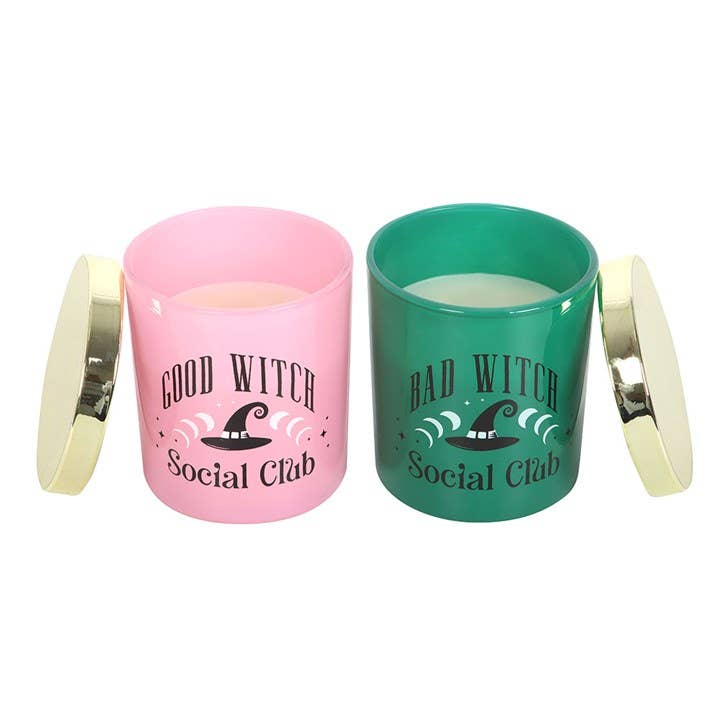 Ensemble de 2 Bougies Parfumées Bonne Sorcière et Mauvaise Sorcière