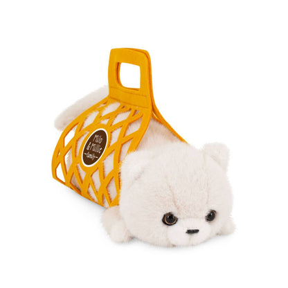 Peluche Milo & Millie, Milo le chat blanc (35 cm) - 0+