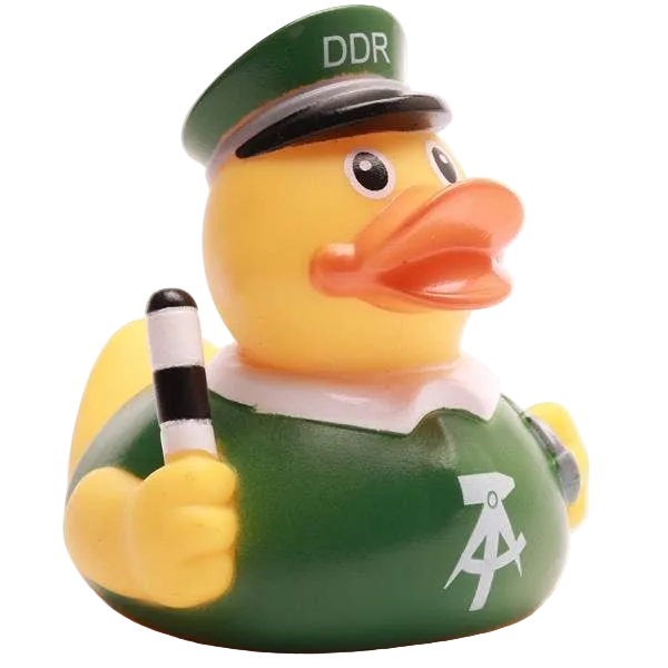 Pato policía popular de la RDA