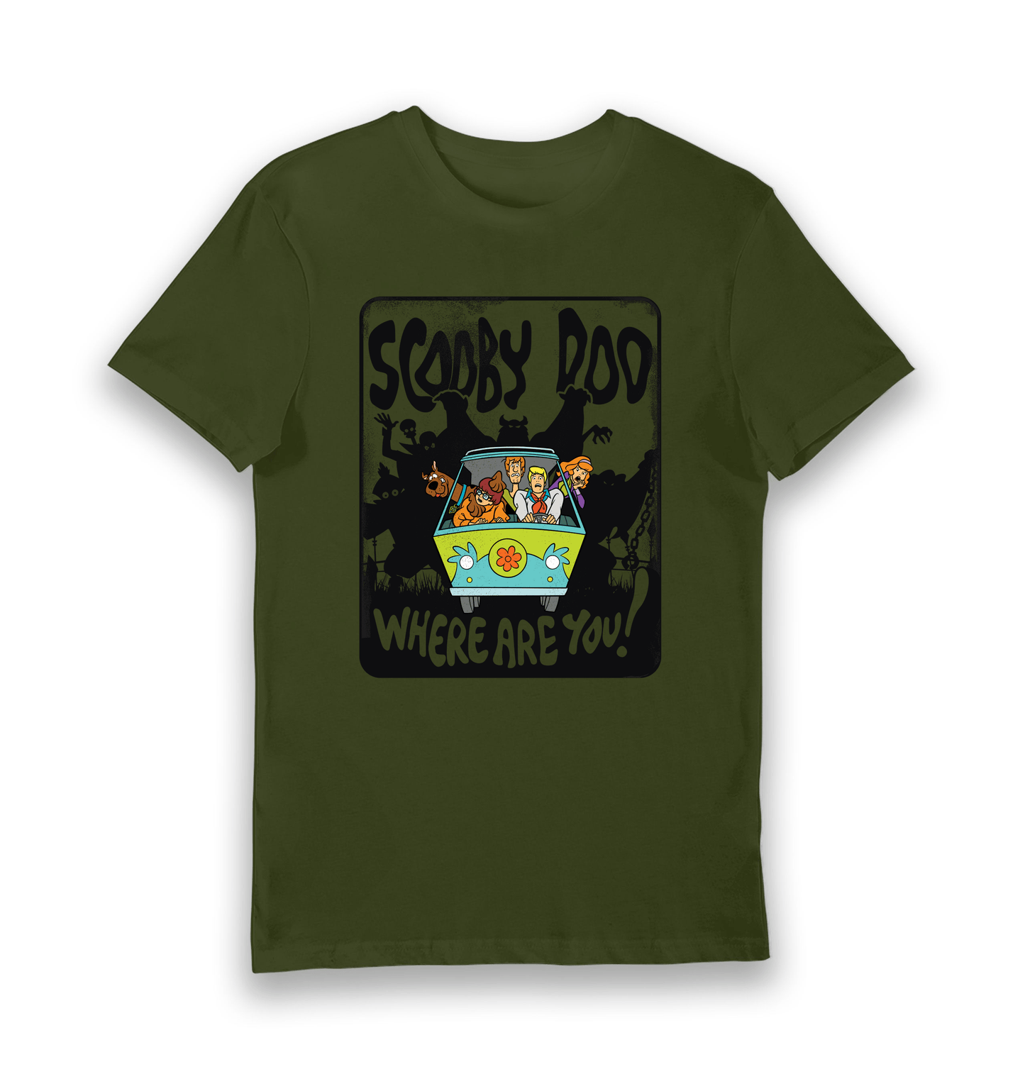 T-shirt adulte Scooby-Doo Mystery Machine Where Are You