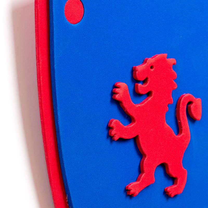 Bouclier en Mousse Softik Bleu avec Lion