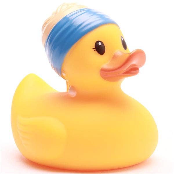 Badeente Das Mädchen mit dem Perlenohrring