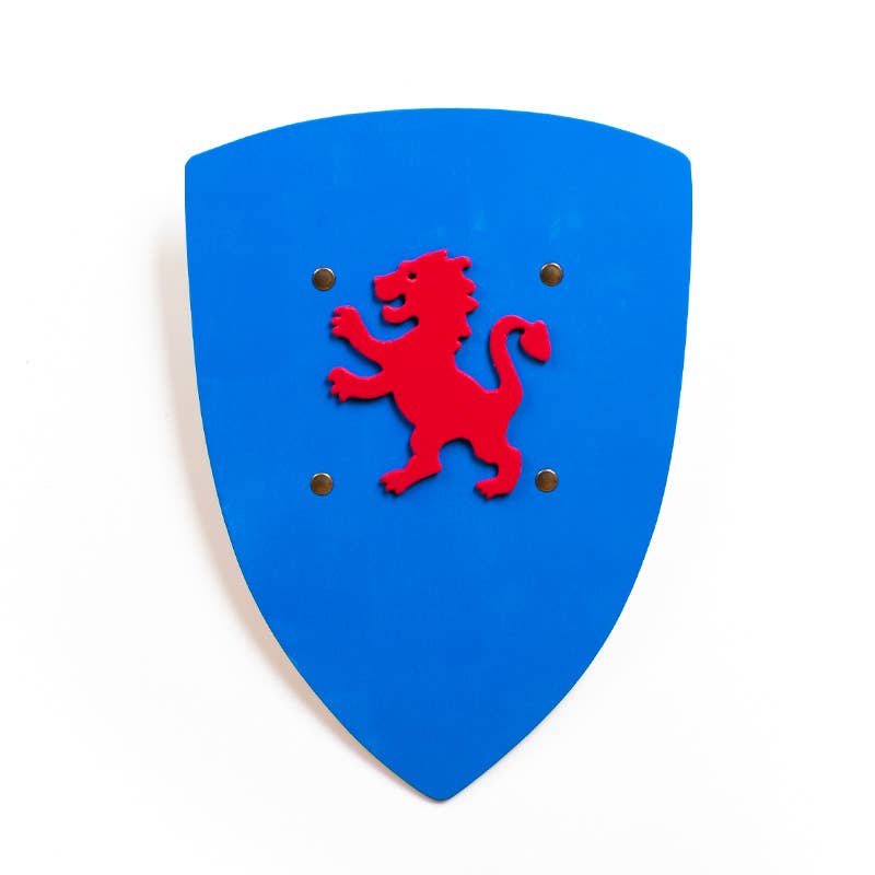 BOUCLIER KAMELOT BLEU AVEC LION S - KALID MEDIEVAL