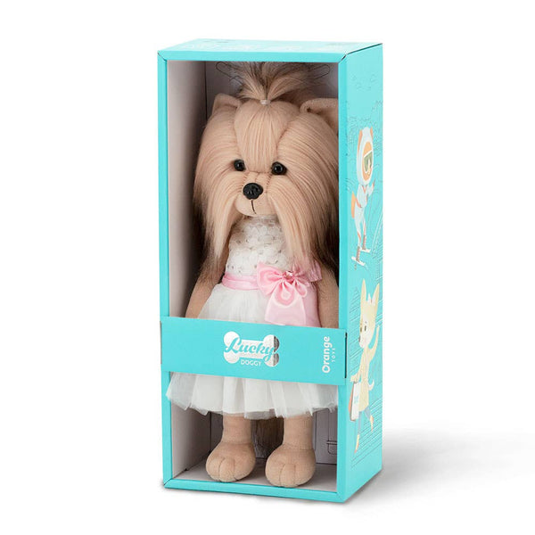 Muñeca Perro Yoyo de la Suerte: Elegancia - 38 cm