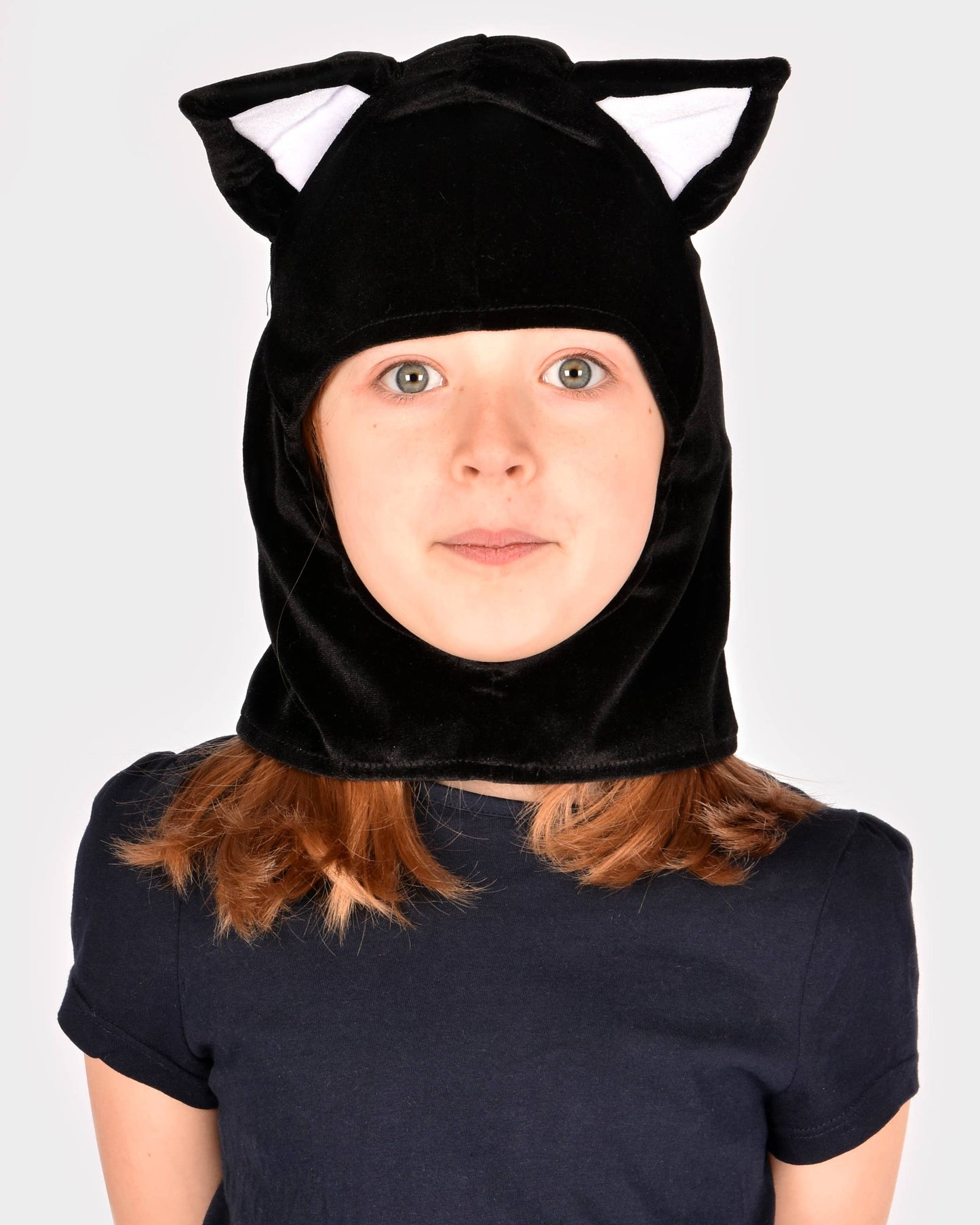 Ensemble chat noir (capuche et queue) 3 à 5 ans
